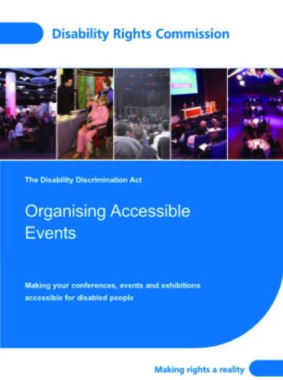 Disabled access - disability discrimination act for accessible events